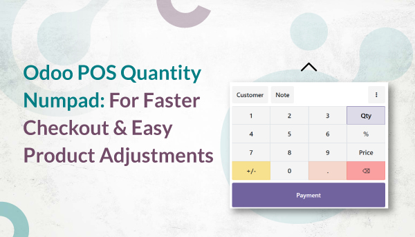 Odoo POS Orderline Quantity Adjust with Numpad